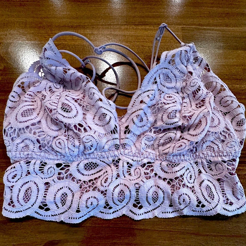 Victoria’s Secret PINK Lace Bralette in Dusty Pink